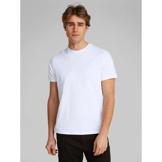 Calvin Klein Ανδρική κοντομάνικη μπλούζα Smooth Solid Crew Neck Logo T-Shirt